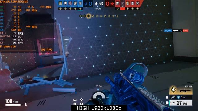 Ryzen 3 4100 + GTX 1650 ddr6 Tom Clancy's Rainbow Six Siege смотреть онлайн