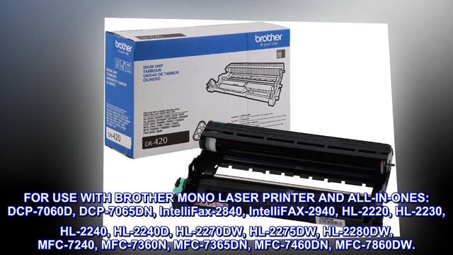 Brother Genuine-Drum Unit, DR420, Seamless Integration, Yields Up to 12,000 pages, Black - HDP Shop смотреть онлайн