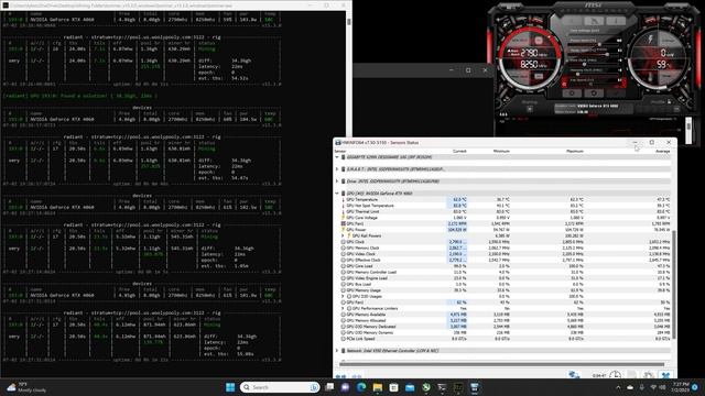 Rtx 4060 Gigabyte Windforce Radiant hashrate overclock settings смотреть онлайн