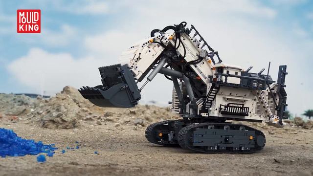Mould King - No. 17048 Liebherr R9800 Excavator смотреть онлайн