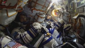 Вход в атмосферу Спускаемого ппарата. Плазма // Вид изнутри //