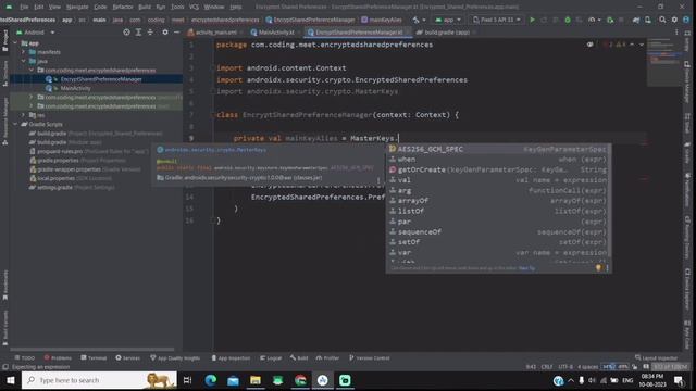 How Implement Encrypted Shared Preferences in Android Studio Kotlin смотреть онлайн