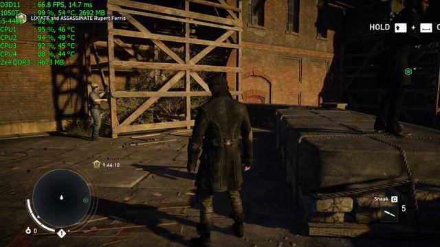 Assassin's Creed Syndicate | 1080p | GTX 1050 Ti | i5-4460 смотреть онлайн