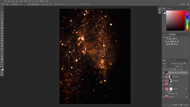 How to Create a Glitter Effect Photoshop Action смотреть онлайн