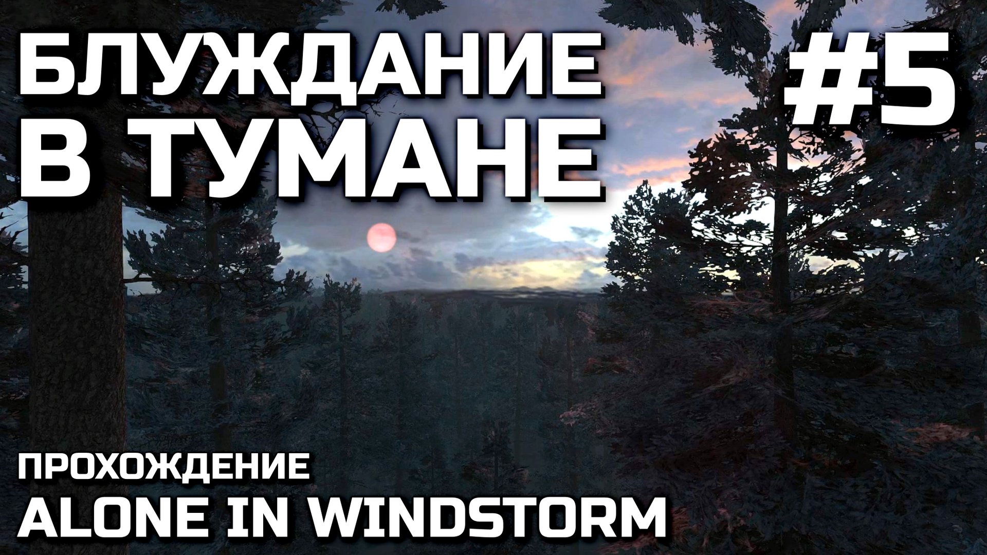 БЛУЖДАНИЕ В ТУМАНЕ #5, прохождение ALONE IN WINDSTORM