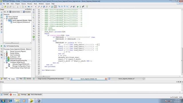 Basic FPGA Xilinx ISE 7 segment codingEpisode 5-2 смотреть онлайн