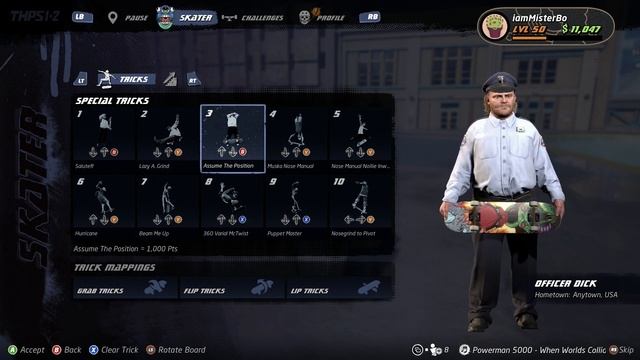 Tony Hawks Pro Skater 1 + 2: How To Unlock Officer Dick (Jack Black) Guide + Gap Challenge Location смотреть онлайн