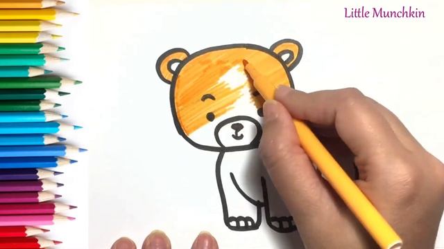 Как нарисовать Медведя | How to Draw a Bear | Bir Ayı nasıl çizilir | Ayiqni qanday chizish mumkin смотреть онлайн