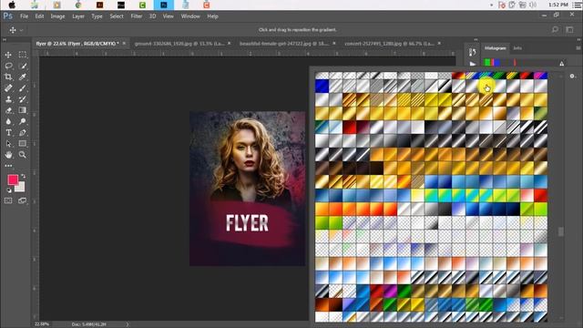 Easy Flyer Design Tutorial | Adobe Photoshop CC смотреть онлайн
