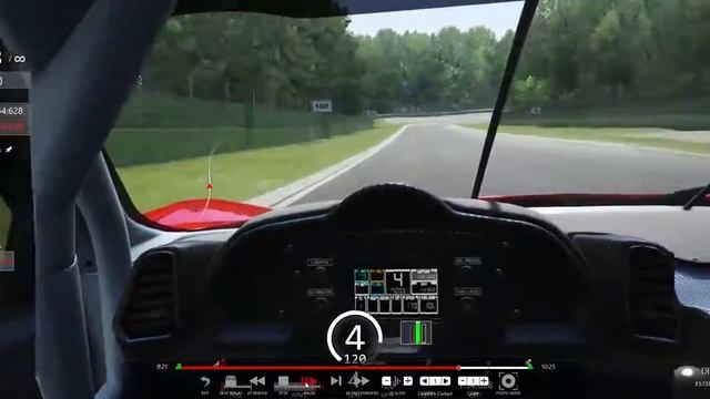 Triple Screen TrackIR Tuned FERRARI 458 GT2 1:50.283 - Imola смотреть онлайн