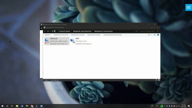 How To Disable An Ethernet Connection In Windows 10 смотреть онлайн