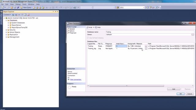 MS SQL 2012 How to Create Simple Database смотреть онлайн