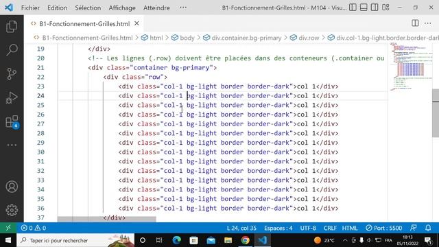 Bootstrap Darija V1 : Fonctionnement des grilles смотреть онлайн