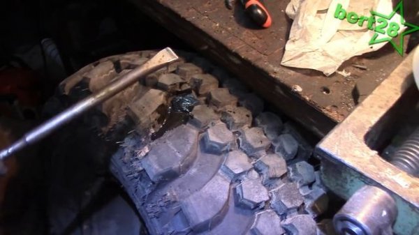 улучшаем сафари режем протектор Forward Safari 500 33/12,5-15