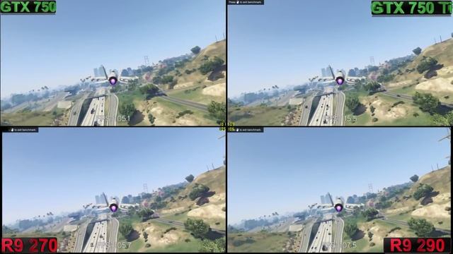 FPS BATTLE - GTA 5 - GTX 750 vs GTX 750 Ti vs R9 270 vs R9 290! [1080p Benchmark] смотреть онлайн