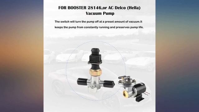 Dracarys 28146 Electric Vacuum Pump Kit For Brake Booster Vacuum Pump Electric review смотреть онлайн