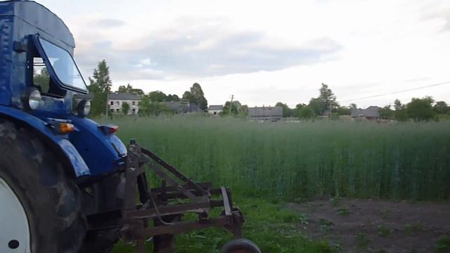 Окучивание картофеля на Т-40АП С2 смотреть онлайн