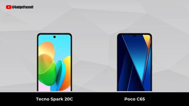 Tecno Spark 20C vs Xiaomi Poco C65 смотреть онлайн