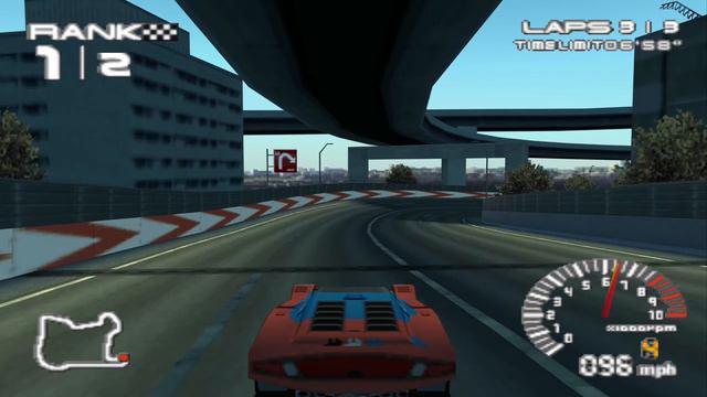 R4 Ridge Racer Type 4 - PS1 [HD] Gameplay смотреть онлайн