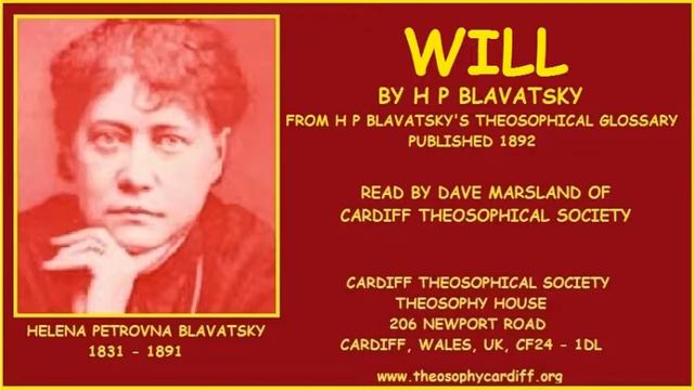 Theosophy:- Will by H P Blavatsky смотреть онлайн