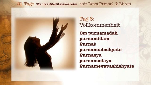 Deva Premal & Miten: 21-Tage Mantra-Meitationsreise - Tag 8 смотреть онлайн