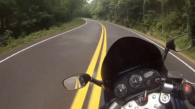 '06 Suzuki Katana 750 Vs. 3 Brand New Aprilla RSV4 1100's In Mountain Twisties