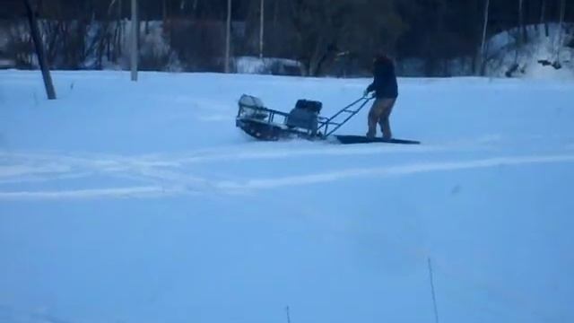 Мотобуксировщик двухгусеничный Сивка Бурка смотреть онлайн