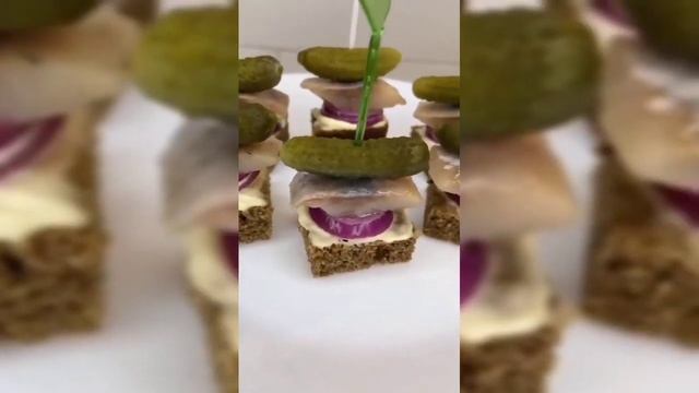 Идеи КАНАПЕ_для праздничного стола_красивые закуски_к Новому году_быстро и вкусно смотреть онлайн