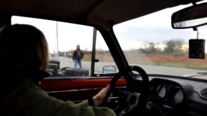 Аркадий Цареградцев за рулем моей стоковой жиги