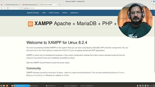 How to setup XAMPP on Linux смотреть онлайн