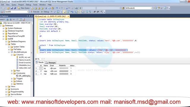 SQL server in Tamil Part 11 - Default Constraints смотреть онлайн