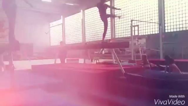 Мой первый день  на  спортивной гимнастике.