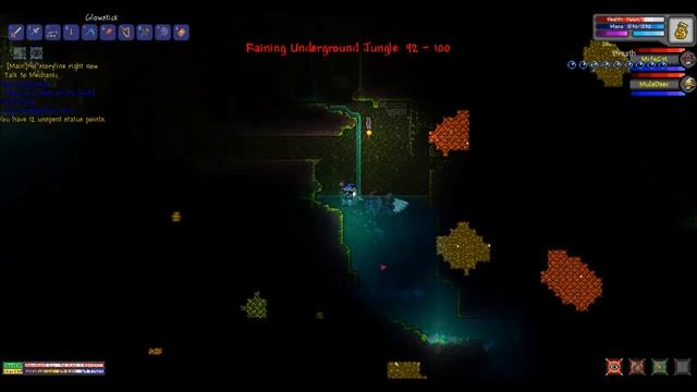 Let's Play N Terraria Episode 60 - Mining Chlorophyte смотреть онлайн