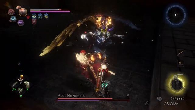 Nioh 2 | New Game+ Hard Mode Dream Of The Strong Difficulty — Azai Nagamasa Boss (PS4) смотреть онлайн