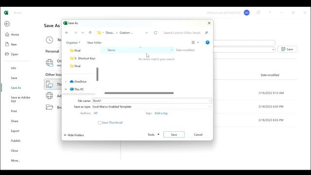 Save Current Workbook As A Macro Enabled Template смотреть онлайн
