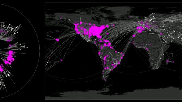 The Hidden Geometry of Global Contagion (Movie s2) смотреть онлайн