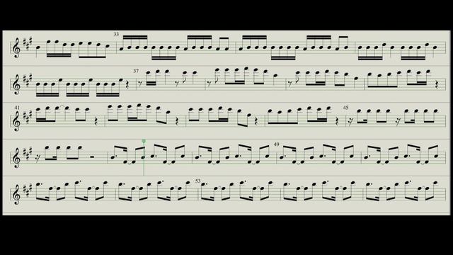 MAMACITA - Black Eyed Peas - Alto Sax MIDI Tutorial смотреть онлайн