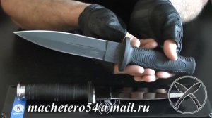 Кинжал «КО-1». Рукоять из кожи. Кизляр. Обзор и мнение.