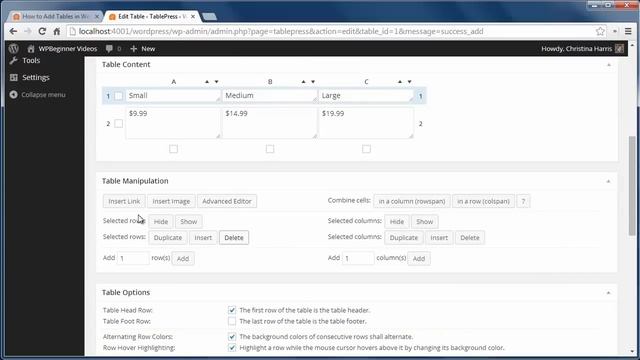 How to Add Tables in WordPress Posts and Pages No HTML Required смотреть онлайн