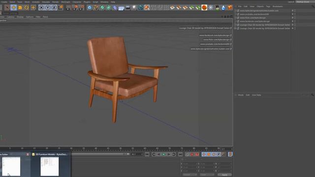 3D Furniture Models - Pack Preview Video - BYTESDESIGN (Donart Selimi) смотреть онлайн