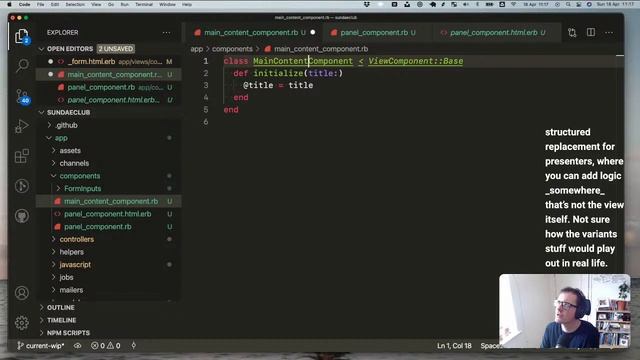 Rails ViewComponent and Tailwind CSS | Ruby on Rails Livestream смотреть онлайн