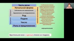 Русский язык 3 класс 23 неделя. Морфологический разбор имен существительных