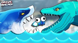АТАКА ЗЛОЙ АКУЛЫ выиграй машинки Хот Вилс в игре Drive Ahead разбей голову противнику