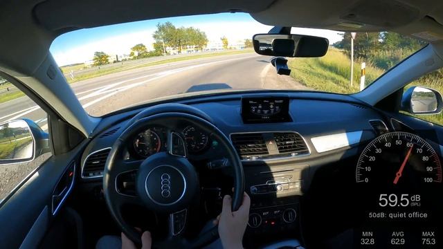 Audi Q3 Base 1.4l 150HP | Highway POV Test Drive & Fuel consumption check смотреть онлайн