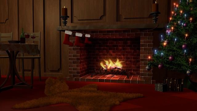 Мягкий Плавный Джаз Рождественская Музыка Камин Инструментальный Рождественский Джаз Атмосфера