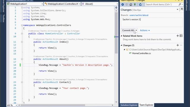 Getting Started with Git using Team Foundation Server 2018 - 2 смотреть онлайн
