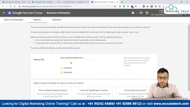 How to Creating Google Merchant Center & Connecting it with Website смотреть онлайн
