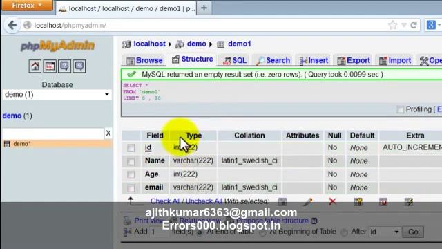 PHP TUTORIALS How to Create,Insert,Edit,Delete DATABASE,TABLE&RECORDS IN phpMyAdmin Mysql смотреть онлайн