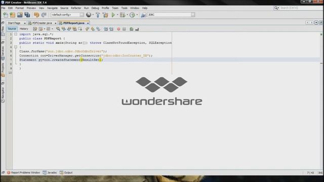 Java Netbeans : create a simple report in PDF using itext part 1 смотреть онлайн