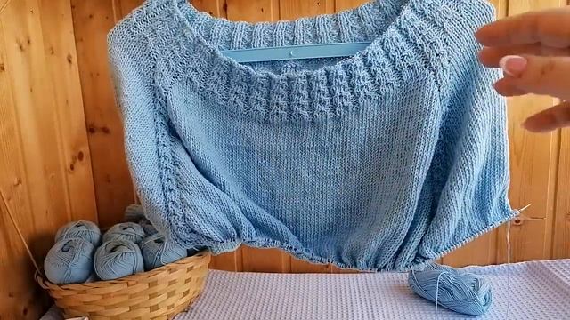 ВЯЗАНИЕ? Джемпер из Хлопка / Начало Процесса #вязание #хлопок смотреть онлайн